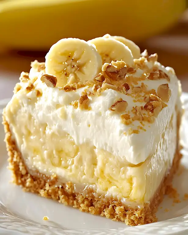 Bananenpudding Crunch Käsekuchen Rezept