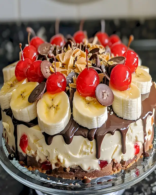 Bananensplit Kuchen Rezept