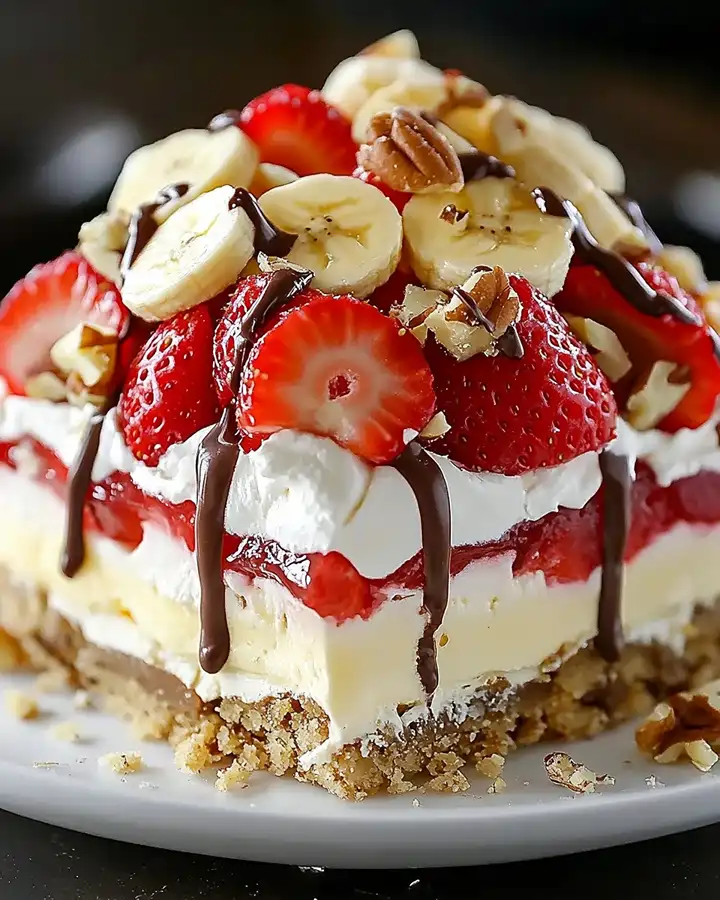 Bananensplit-Torte ohne Backen Einfach und Lecker 3 Bananensplit-Torte ohne Backen Einfach und Lecker