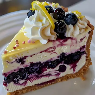Blaubeer Zitronen Cheesecake Sommer Rezept 3 Blaubeer Zitronen Cheesecake Sommer Rezept