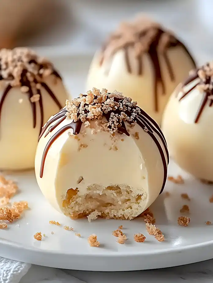 Blitzschnelle Käsekuchen Kugeln ohne Backen 3 Blitzschnelle Käsekuchen Kugeln ohne Backen