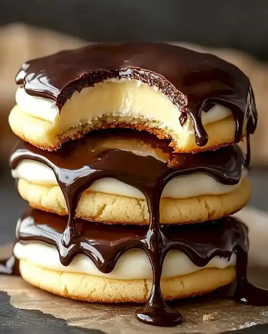 Boston Cream Pie Kekse Einfach Selbstgemacht 3 Boston Cream Pie Kekse Einfach Selbstgemacht