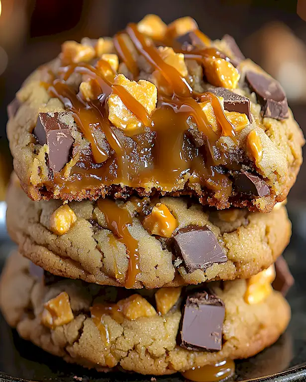 Butterfinger Karamell Crunch Kekse Rezept 3 Butterfinger Karamell Crunch Kekse Rezept