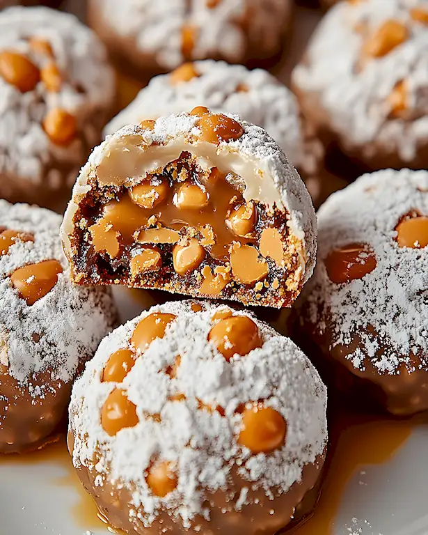 Butterfinger Karamell Schneekekse Einfach Backen