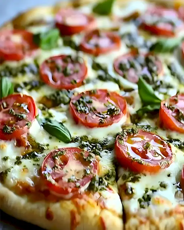 Caprese Pizza Rezept: Einfache Italienische Pizza 3 Caprese Pizza Rezept: Einfache Italienische Pizza