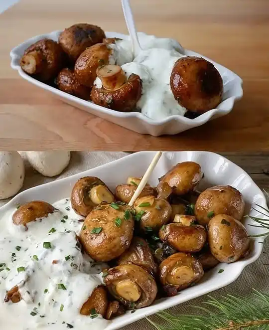 Champignons wie vom Jahrmarkt Einfach lecker zubereitet 3 Champignons wie vom Jahrmarkt Einfach lecker zubereitet
