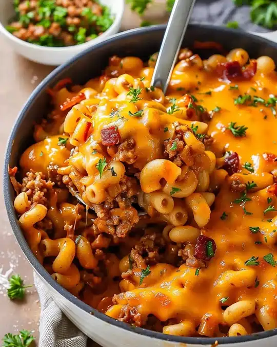 Schnelle Cheeseburger Pfanne Einfaches Rezept für Jeden Tag 3 Schnelle Cheeseburger Pfanne Einfaches Rezept für Jeden Tag