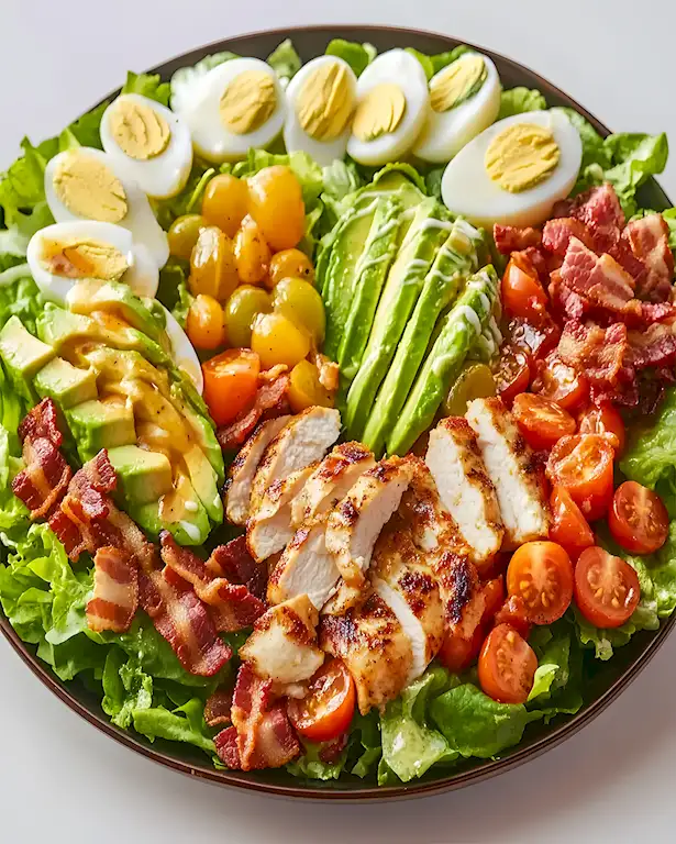 Cobb Salat Rezept mit Hähnchen Dressing 3 Cobb Salat Rezept mit Hähnchen Dressing
