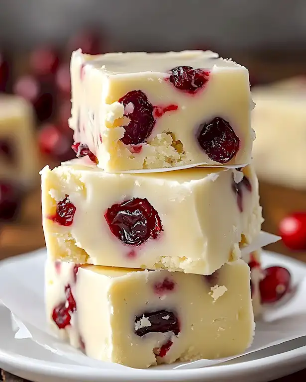 Cranberry Fudge mit Weißer Schokolade selber machen 3 Cranberry Fudge mit Weißer Schokolade selber machen