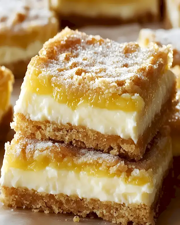 Cremige Zitronen Frischkäse Schnitten 3 Cremige Zitronen Frischkäse Schnitten