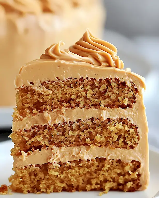 Cremiger Erdnussbutterkuchen mit Erdnussbutter-Frosting