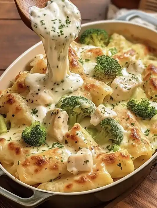 Cremiger Hähnchen-Brokkoli-Auflauf Einfach & Lecker 3 Cremiger Hähnchen-Brokkoli-Auflauf Einfach & Lecker