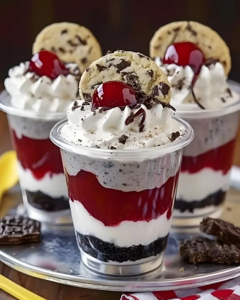 Cremiges Schwarzwälder Kirsch Dessert in 10 Minuten 3 Cremiges Schwarzwälder Kirsch Dessert in 10 Minuten