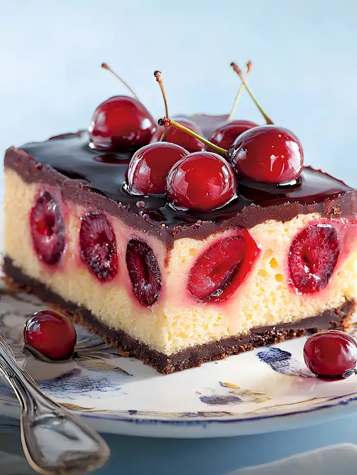 Donauwelle Rezept Klassischer Kuchen mit Kirschen