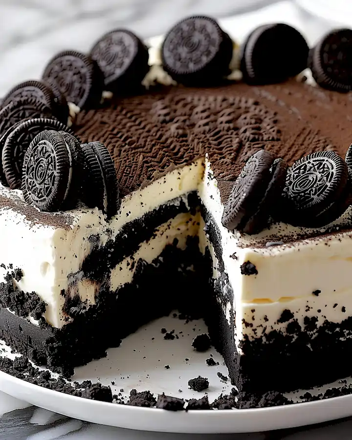 Ein Traum von cremigem Oreo Käsekuchen 3 Ein Traum von cremigem Oreo Käsekuchen