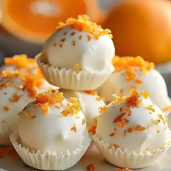 Einfache Orangencreme Trüffel ohne Backen 3 Einfache Orangencreme Trüffel ohne Backen