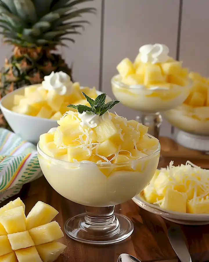 Einfacher Ananas Nachtisch: Tropische Köstlichkeit in Minuten 3 Einfacher Ananas Nachtisch: Tropische Köstlichkeit in Minuten