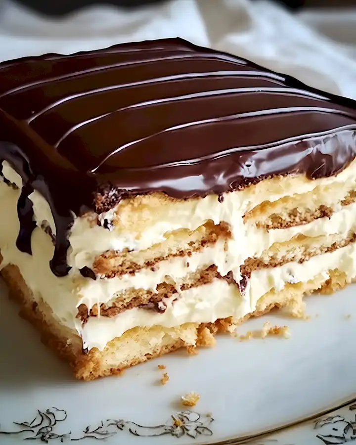 Einfacher Eclair Kuchen ohne Backen 3 Einfacher Eclair Kuchen ohne Backen