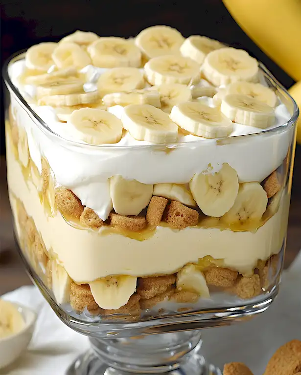 Einfacher cremiger Bananenpudding ohne Backen 3 Einfacher cremiger Bananenpudding ohne Backen
