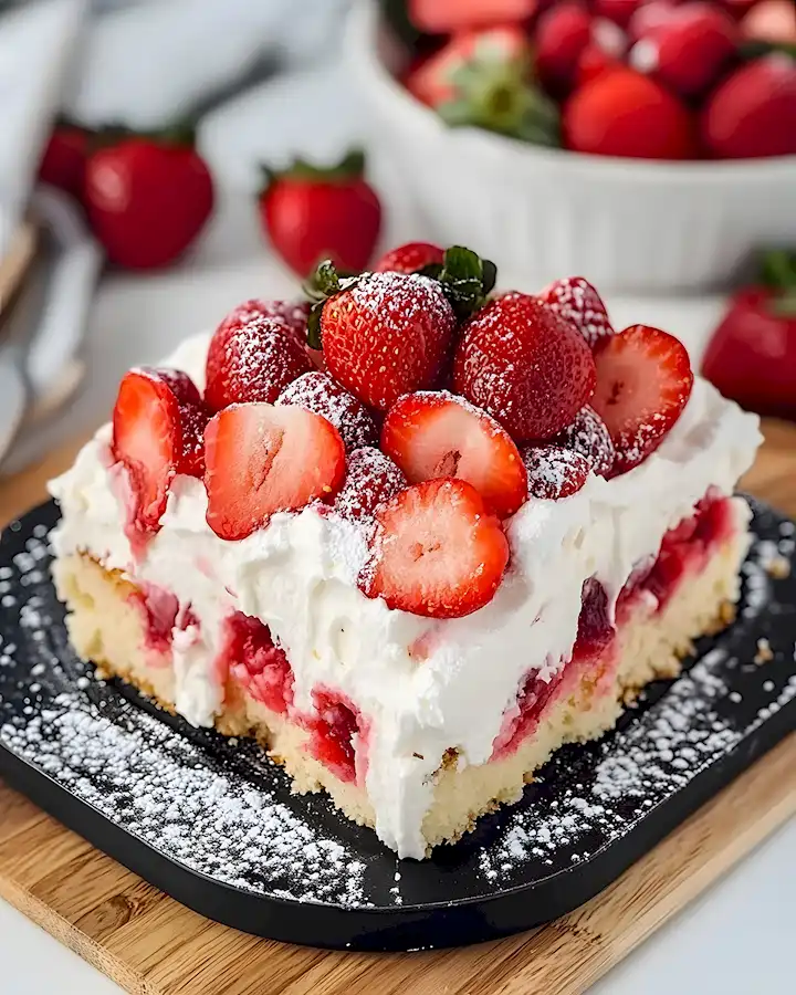 Erdbeer-Shortcake-Lochkuchen: Im Handumdrehen fertig 3 Erdbeer-Shortcake-Lochkuchen: Im Handumdrehen fertig