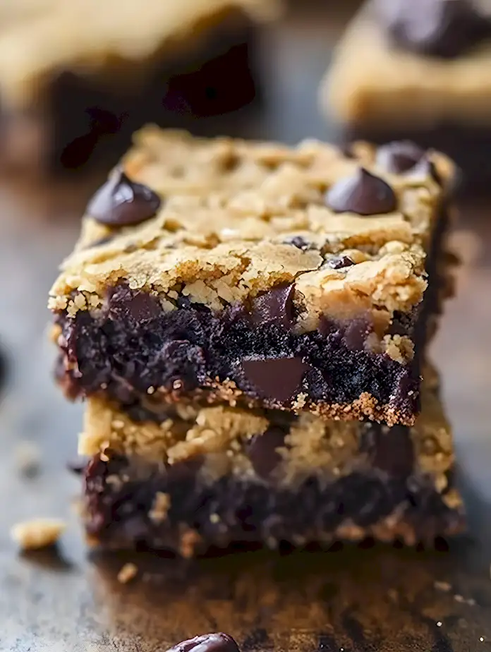 Erdnussbutter Brownie Cookies - Brookies Rezept 3 Erdnussbutter Brownie Cookies - Brookies Rezept
