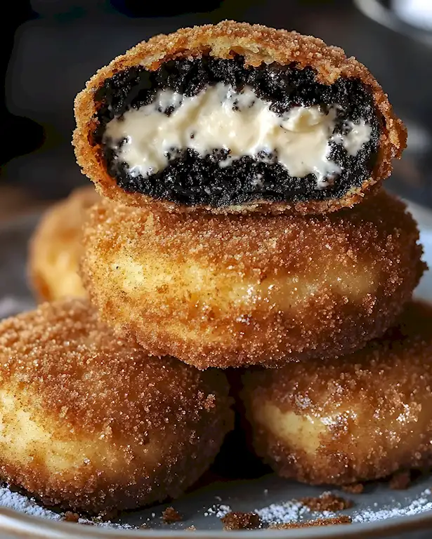 Frittierte Oreo-Käsekuchen-Bomben Ein unwiderstehlicher Genuss 3 Frittierte Oreo-Käsekuchen-Bomben Ein unwiderstehlicher Genuss