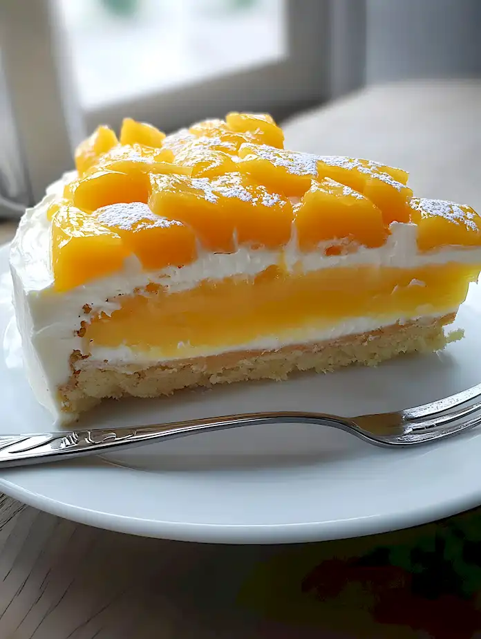 Fruchtige Pfirsich Maracuja Torte einfach gemacht 3 Fruchtige Pfirsich Maracuja Torte einfach gemacht