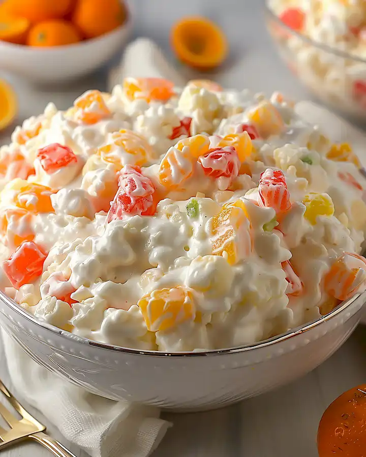 Fruchtiger Ambrosia Salat: Einfaches Rezept für jeden Anlass 3 Fruchtiger Ambrosia Salat: Einfaches Rezept für jeden Anlass