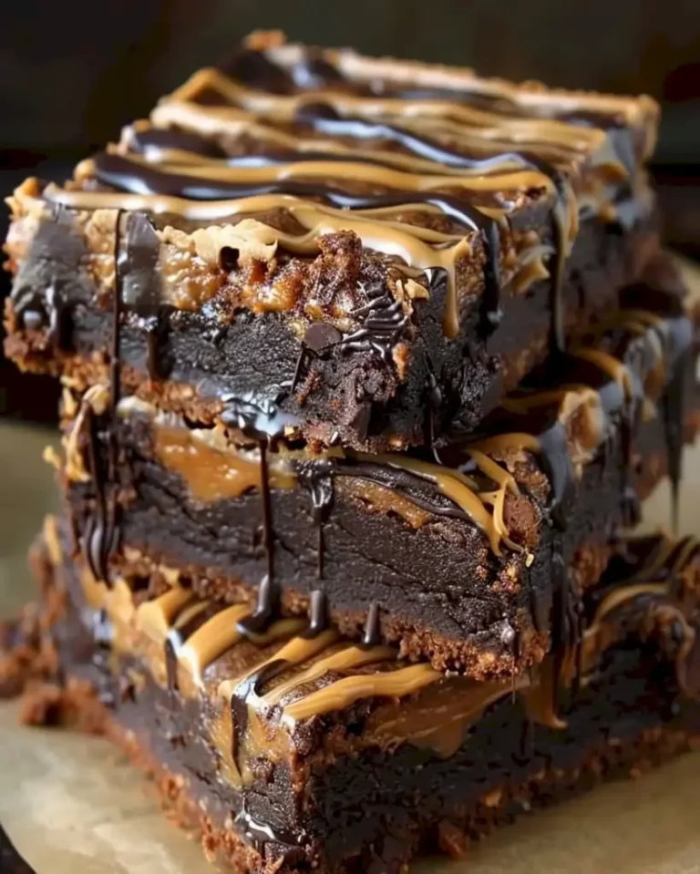Fudgy Erdnussbutter Brownies – Reichhaltiges & Einfaches Dessert 3 Fudgy Erdnussbutter Brownies – Reichhaltiges & Einfaches Dessert