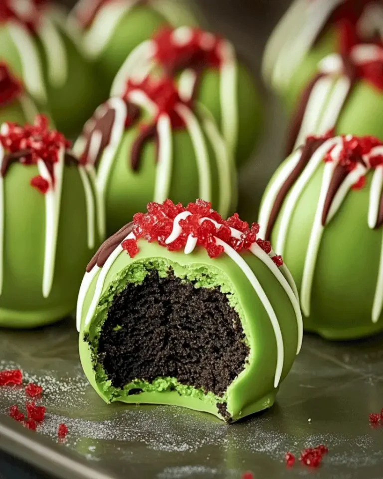Grinch Oreo Bälle – Festliche Grinch-inspirierte Oreo-Trüffel 3 Grinch Oreo Bälle – Festliche Grinch-inspirierte Oreo-Trüffel