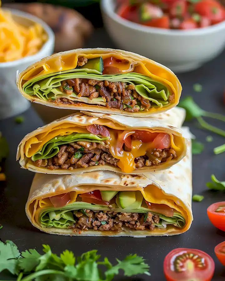 Hausgemachter Knusper-Wrap mit Hackfleisch 3 Hausgemachter Knusper-Wrap mit Hackfleisch