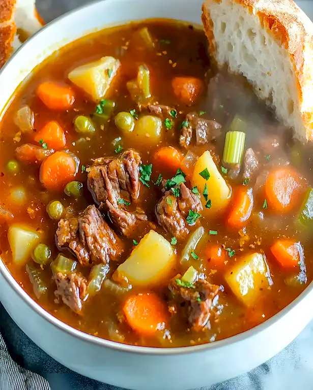 Herzhafte Gemüse-Rindfleisch-Suppe für kalte Tage 3 Herzhafte Gemüse-Rindfleisch-Suppe für kalte Tage