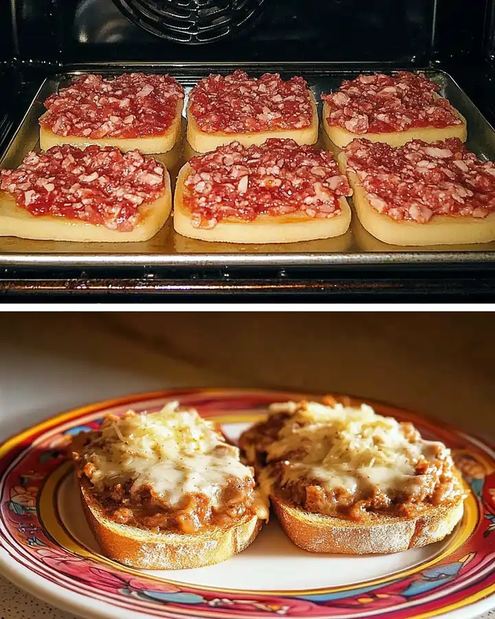 Herzhafte Hackfleisch Toasts Rezept für gemütliche Abende