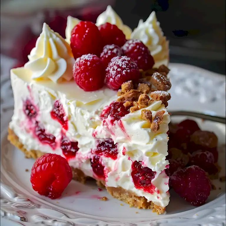 Himbeer-Käsekuchen mit weißer Schokolade 3 Himbeer-Käsekuchen mit weißer Schokolade