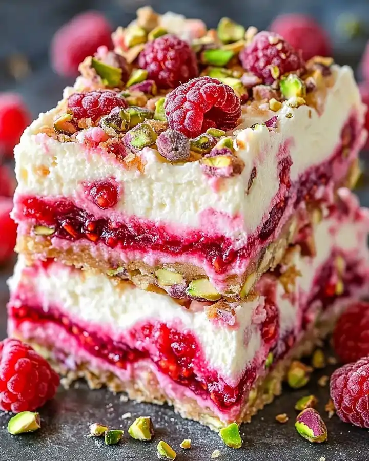 Himbeer-Pistazien Käsekuchenriegel Einfach Selbst Gemacht 3 Himbeer-Pistazien Käsekuchenriegel Einfach Selbst Gemacht