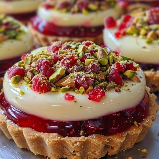 Himbeer-Pistazien Tartelettes: Ein fruchtig-nussiger Genuss 3 Himbeer-Pistazien Tartelettes: Ein fruchtig-nussiger Genuss