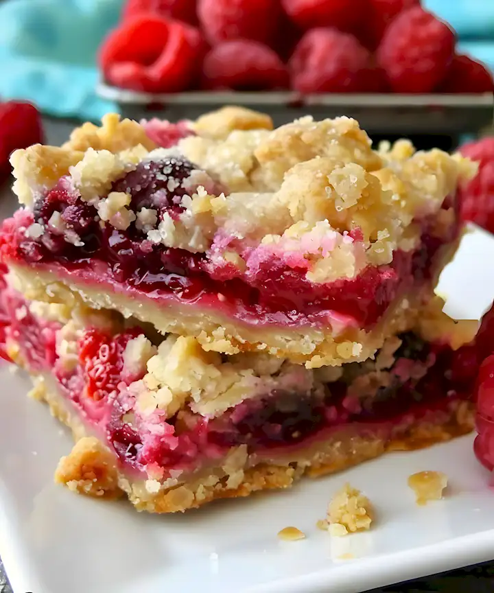 Himbeer Streuselkuchen Schnitten Einfach