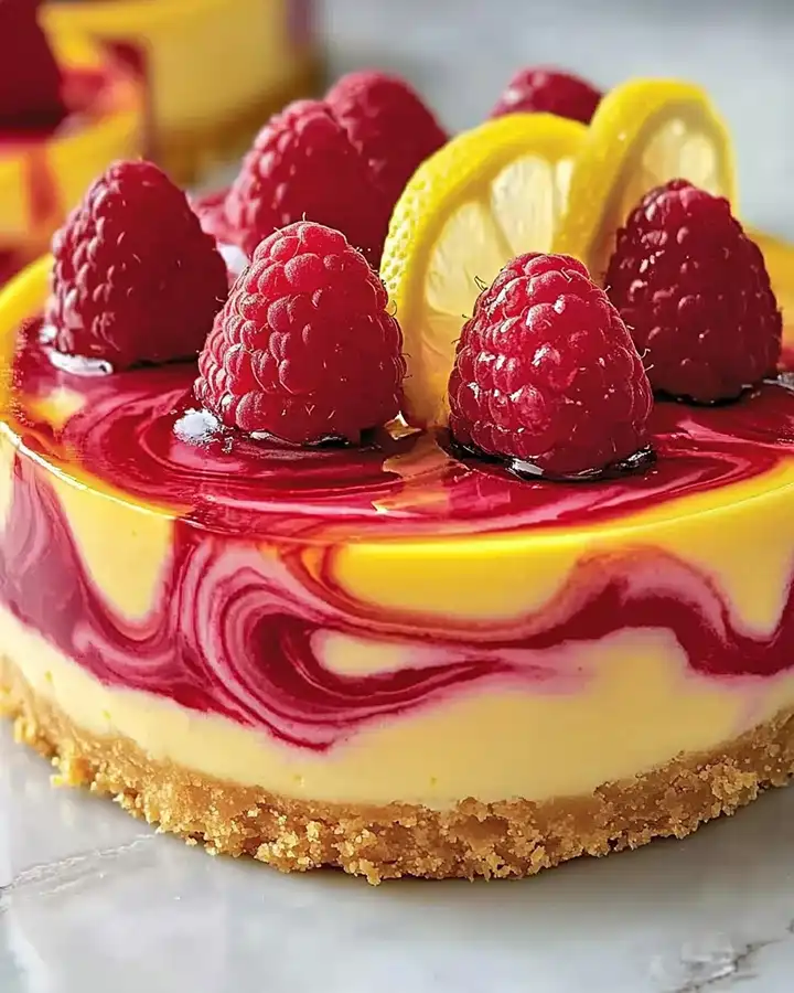 Himbeer-Zitronen-Käsekuchen ohne Backen Einfach Lecker 3 Himbeer-Zitronen-Käsekuchen ohne Backen Einfach Lecker