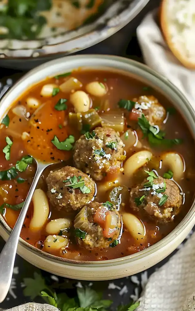 Italienische Fleischbällchensuppe: Herzhaft & Lecker 3 Italienische Fleischbällchensuppe: Herzhaft & Lecker