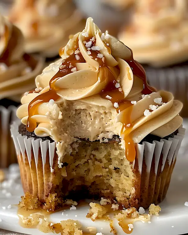 Kaffee Karamell Cupcakes mit Buttercreme 3 Kaffee Karamell Cupcakes mit Buttercreme