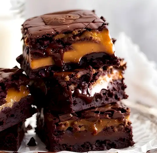 Karamell Brownies Rezept: Süße Verführung 3 Karamell Brownies Rezept: Süße Verführung