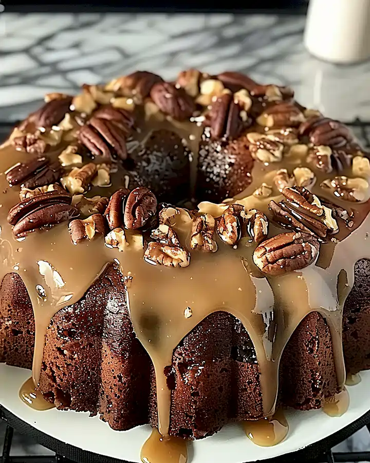 Karamellisierter Pekannusskuchen: Ein Fest für den Gaumen