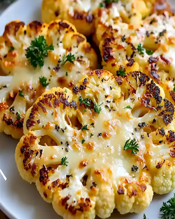 Käse Blumenkohl Steaks: Einfach & Lecker 3 Käse Blumenkohl Steaks: Einfach & Lecker