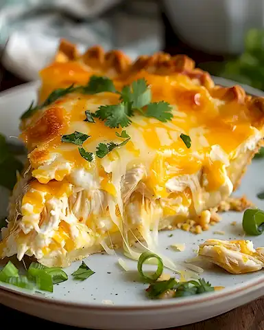 Käse-Hähnchen-Pie Einfaches Rezept für Genießer 3 Käse-Hähnchen-Pie Einfaches Rezept für Genießer