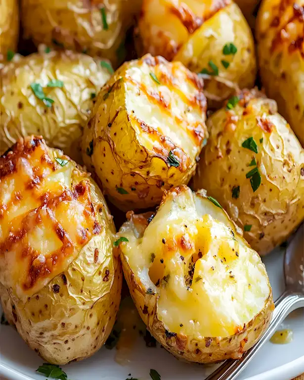 Käse Knoblauch Bratkartoffeln Rezept - Knusprig Lecker