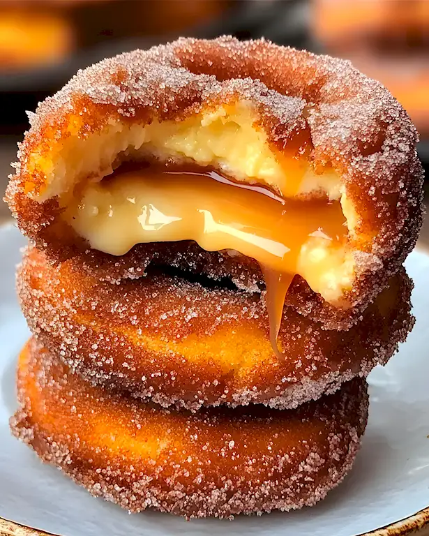 Käsekuchen-Kekse im Churro-Stil mit cremiger Füllung 3 Käsekuchen-Kekse im Churro-Stil mit cremiger Füllung