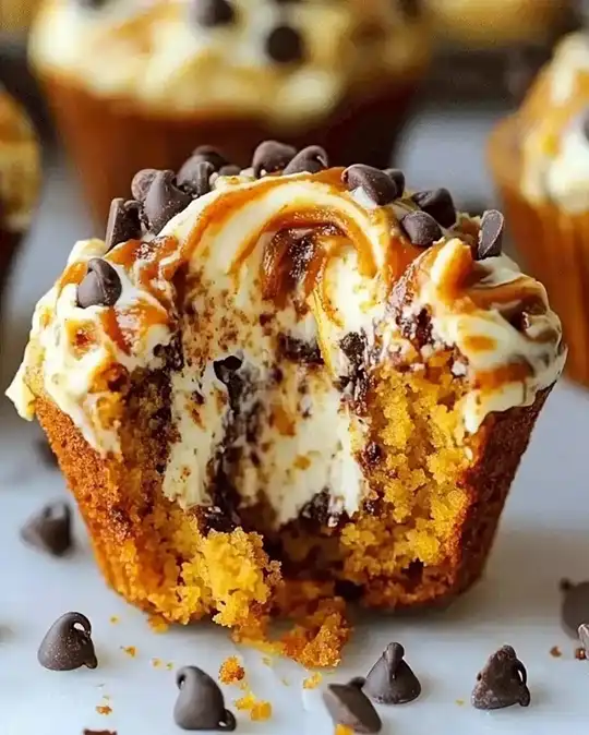 Kürbis Schoko Muffins mit Frischkäse – Herbstgenuss 3 Kürbis Schoko Muffins mit Frischkäse – Herbstgenuss