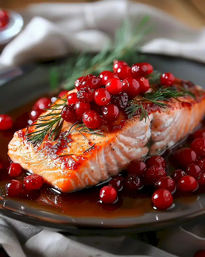 Lachs mit Cranberry-Soße: Festliches Rezept 3 Lachs mit Cranberry-Soße: Festliches Rezept