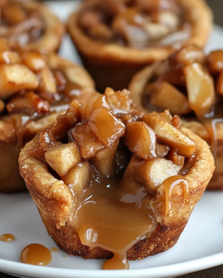 Mini Apfel-Karamell-Törtchen Rezept für den Herbst 3 Mini Apfel-Karamell-Törtchen Rezept für den Herbst