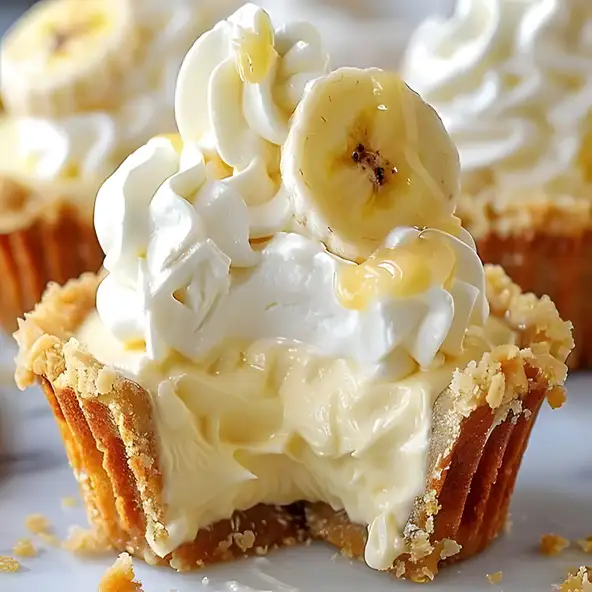Mini Bananencreme Törtchen ohne Backen 3 Mini Bananencreme Törtchen ohne Backen